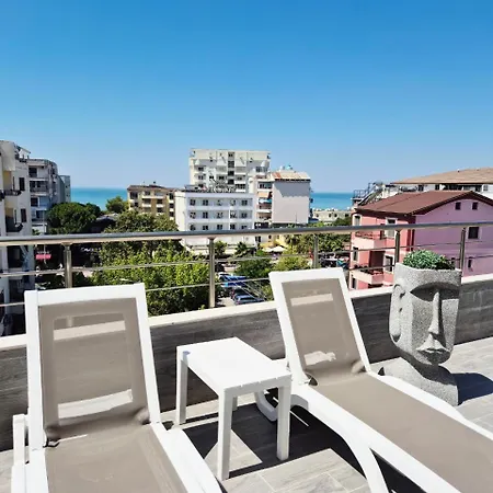 公寓 Lux Penthouse Durrës